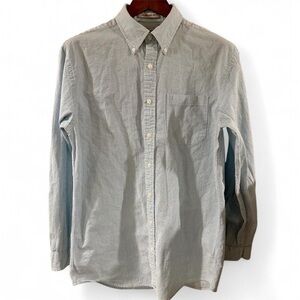 Vintage ‘90s L.L. Bean Light Blue Casual Button Down Shirt Size Tall Medium